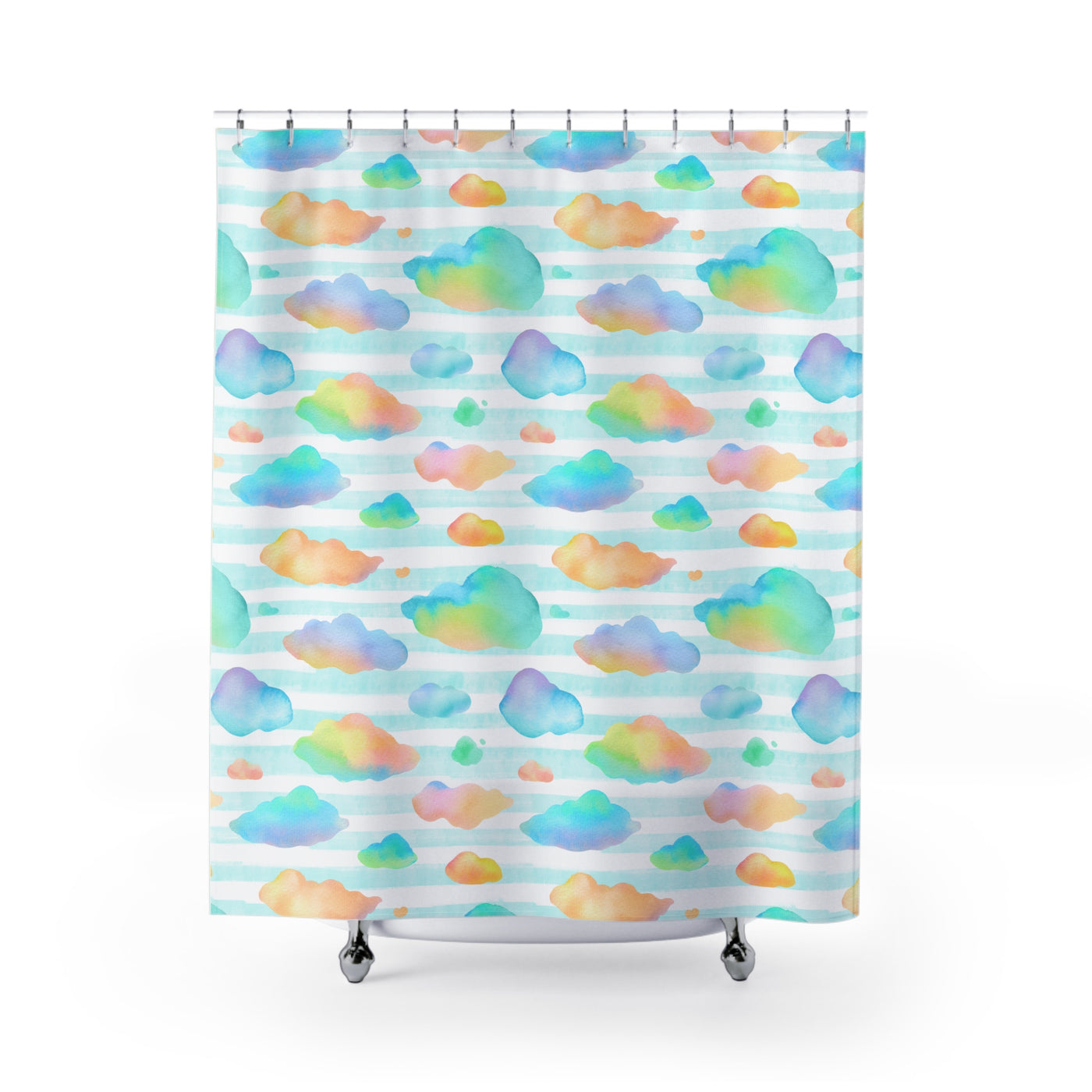 In the Clouds shower curtain