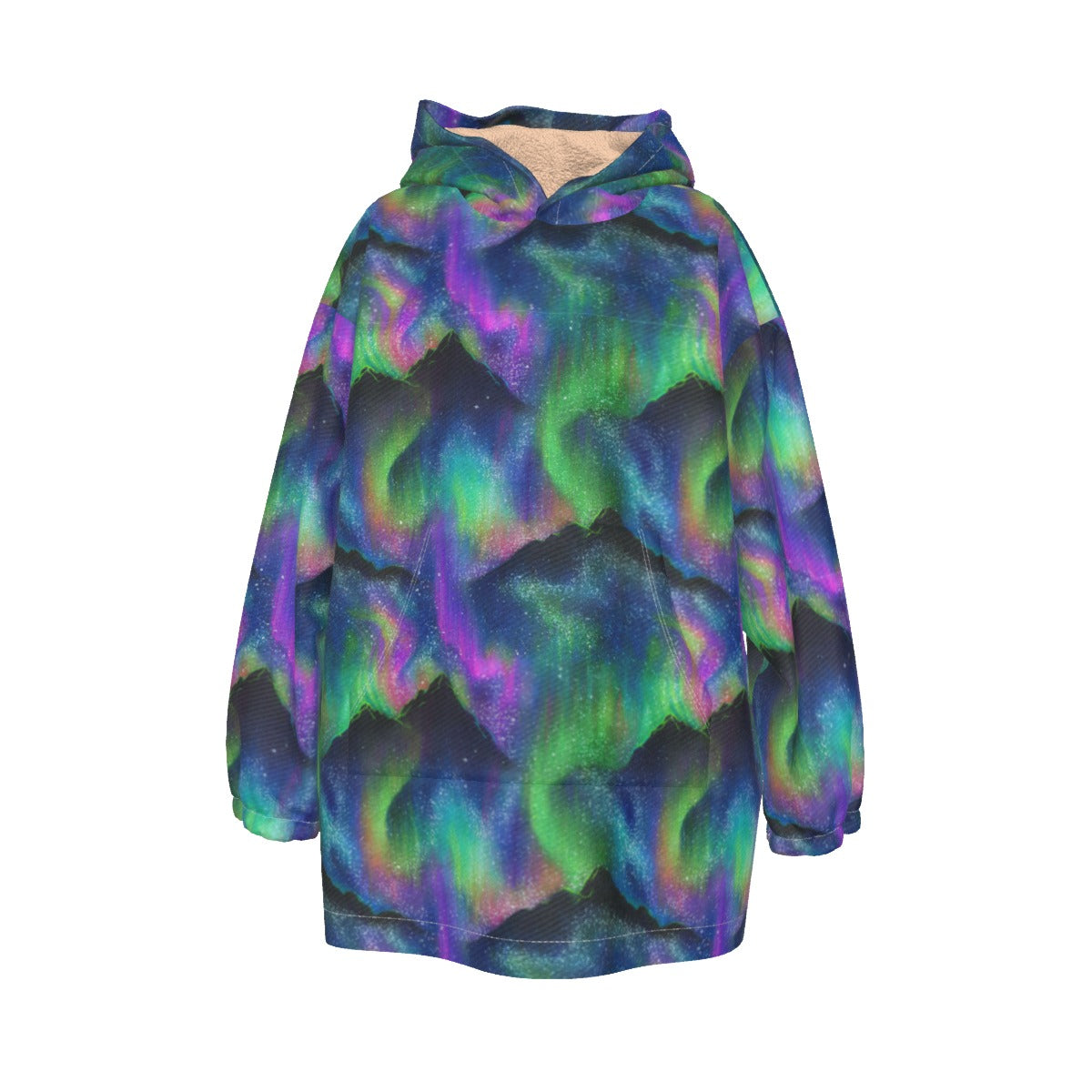 Aurora Borealis Children's Wearable Blanket