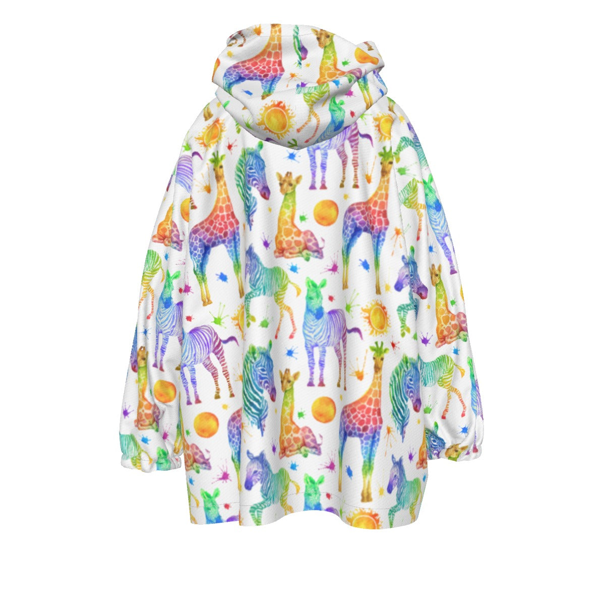 Sahara Childrens Sherpa Fleece Hoodie Blanket