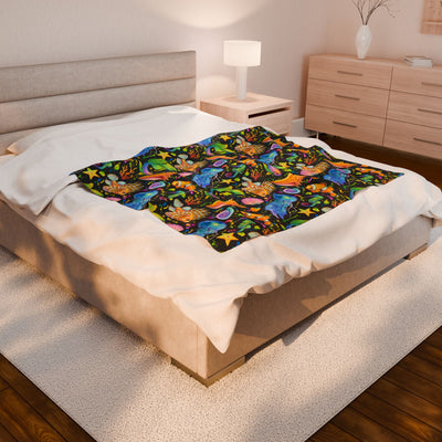 Atlantis Nights velveteen plush blanket