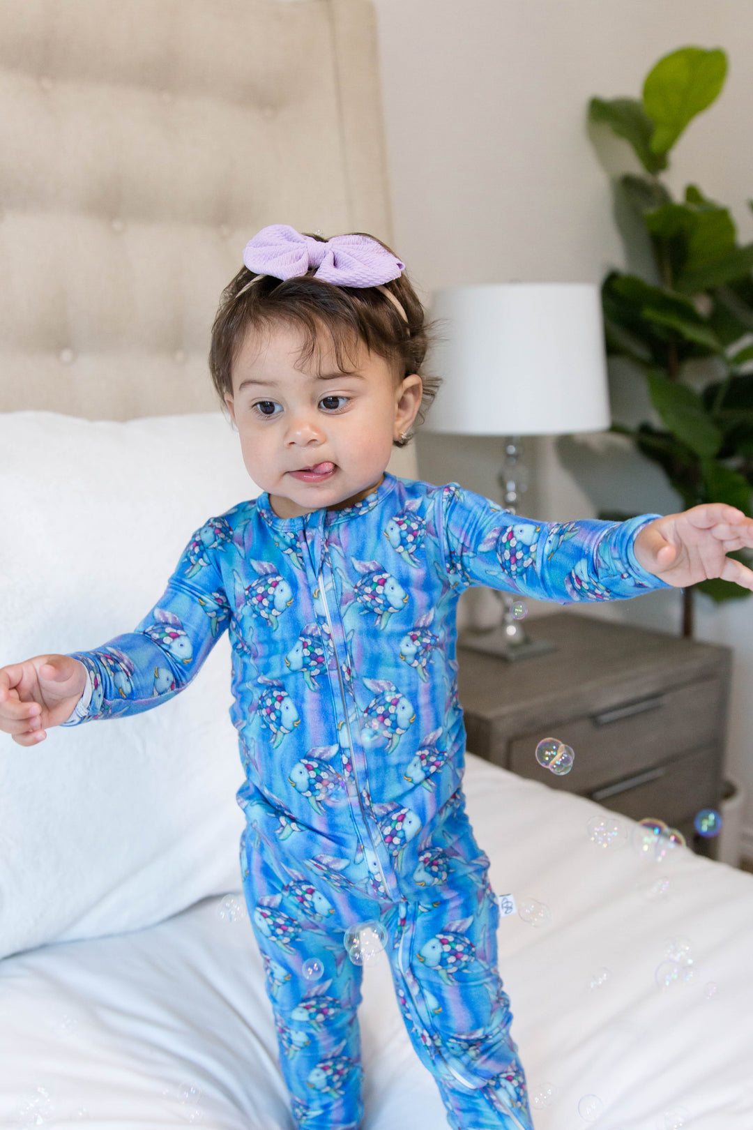 Ollee sold and Belle Bamboo Skyler 2-Piece PJs 4T