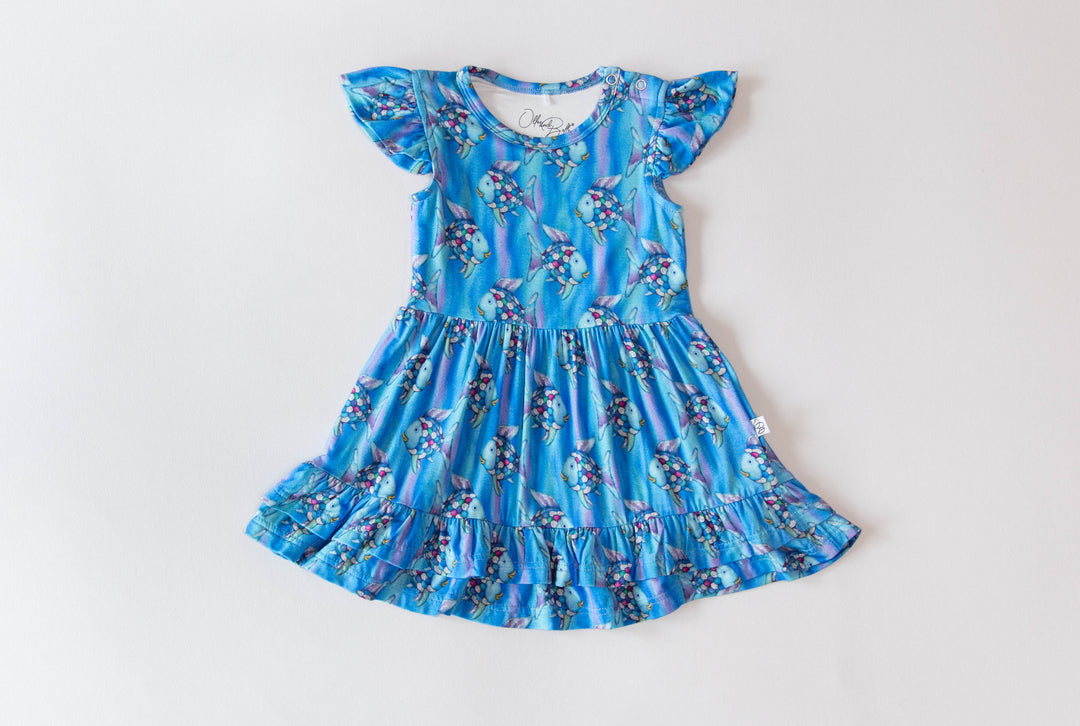 Store Ollee and Belle Olleesaurus RUFFLE romper 9-12mo