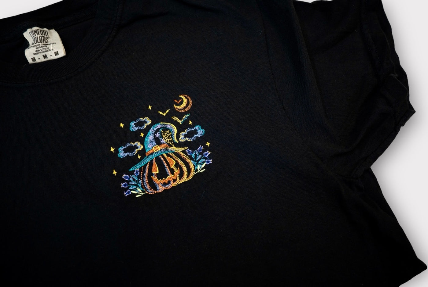 Embroidered Halloween T-Shirt